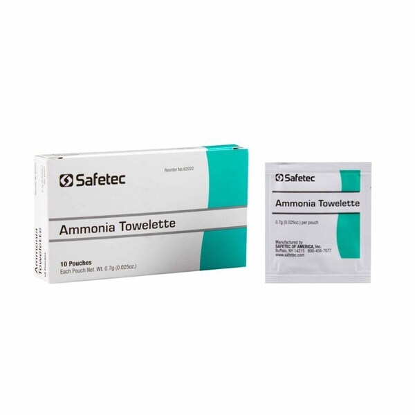 Safetec Of America Respiratory Stimulant 15% - 30% Strength Towelette, 10PK 62022 - main